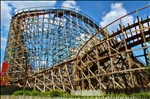 Large Wooden Roller coaster